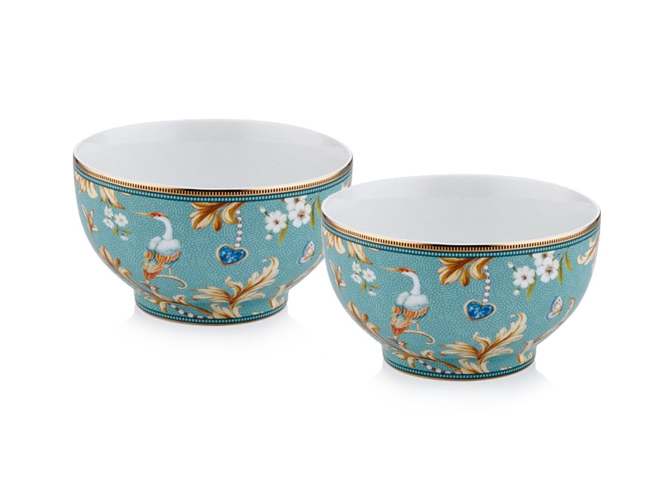Secret Garden Blue 15 cm 2 li Salata Kasesi