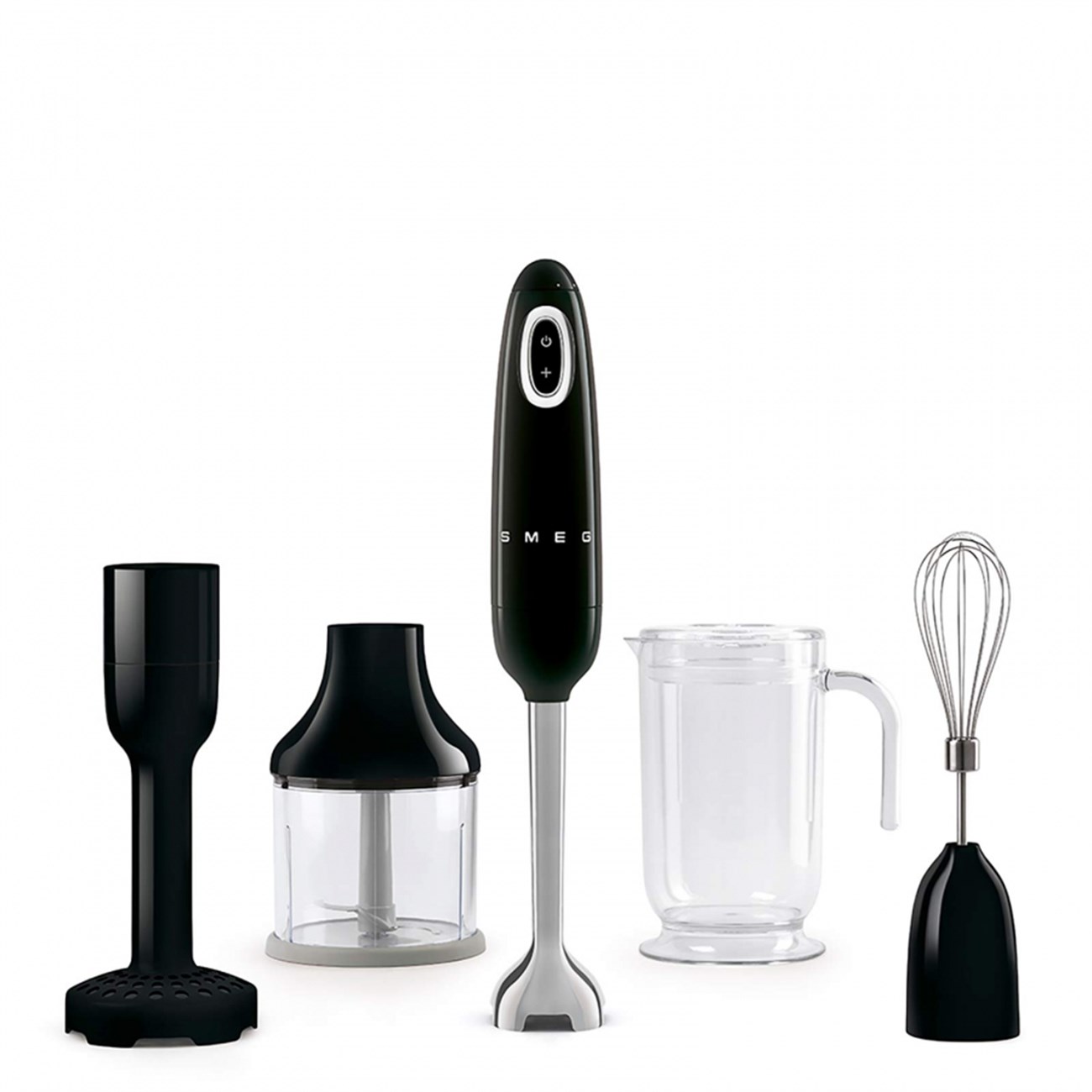Smeg Siyah El Blender Set HBF02BLEU
