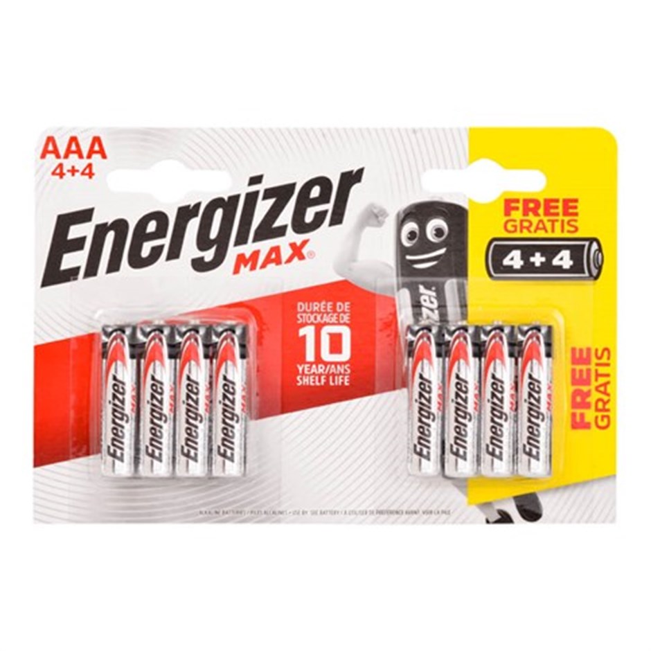 Energizer AAA Alkalin İnce Pil 1.5v Uzun Ömürlü