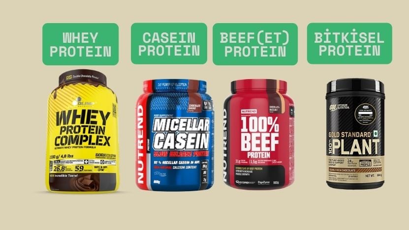 Farklı hedefler için doğru protein tozu türünü seçme.