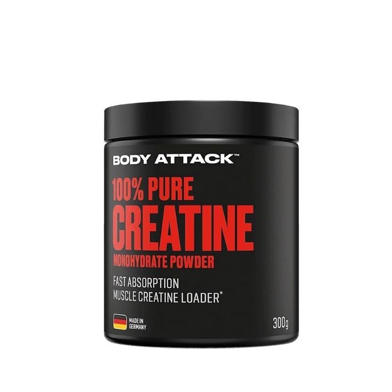 Body Attack 100% Pure Creatine Monohydrate Powder 300 Gr