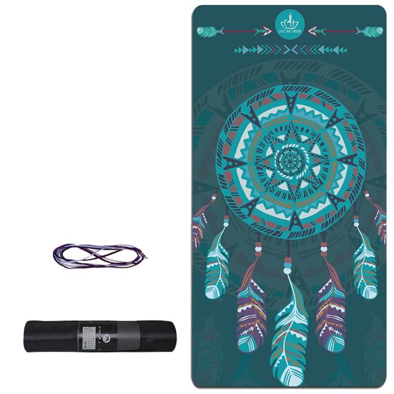 Pilates ve Yoga Minderi AKS.TUSI019 Tusi Tusi Yoga Mat Kızılderili 183cmX0.8cmX80cm