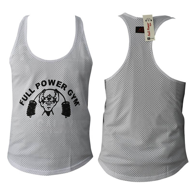 Spor Giyim AKS.FULLPOWER019 Fullpower Gym Full Power Gym Fileli Spor Atlet Beyaz