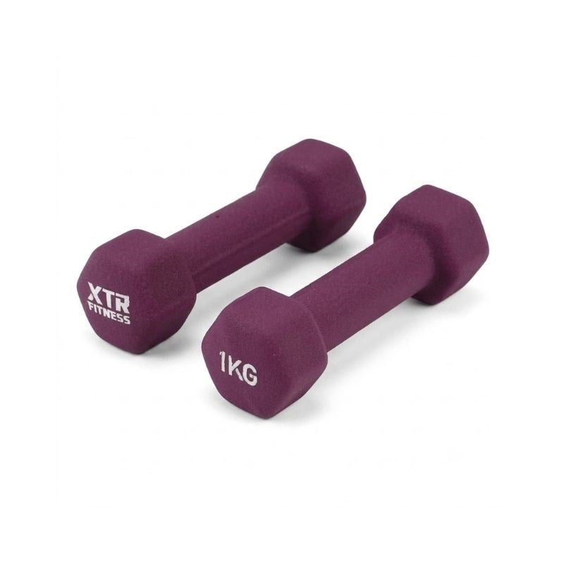 XTR Fitness Vinyl Neoprene Dambıl 1 Kg X 2 Adet