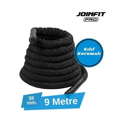 JOINFIT Pro Crosfit Halatı 9M 38MM Kılıf Korumalı