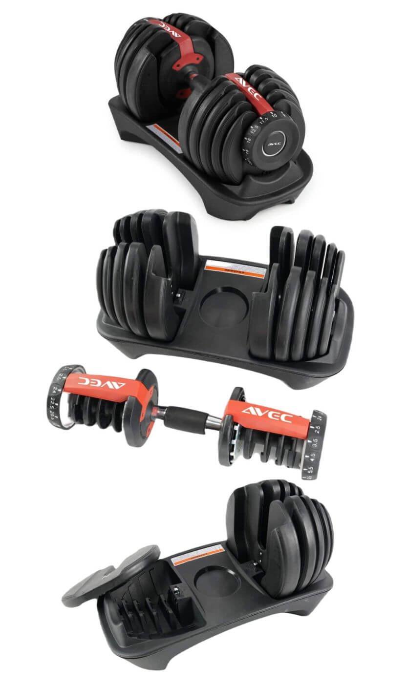 Avec Adjustable dumbell 24 Kg