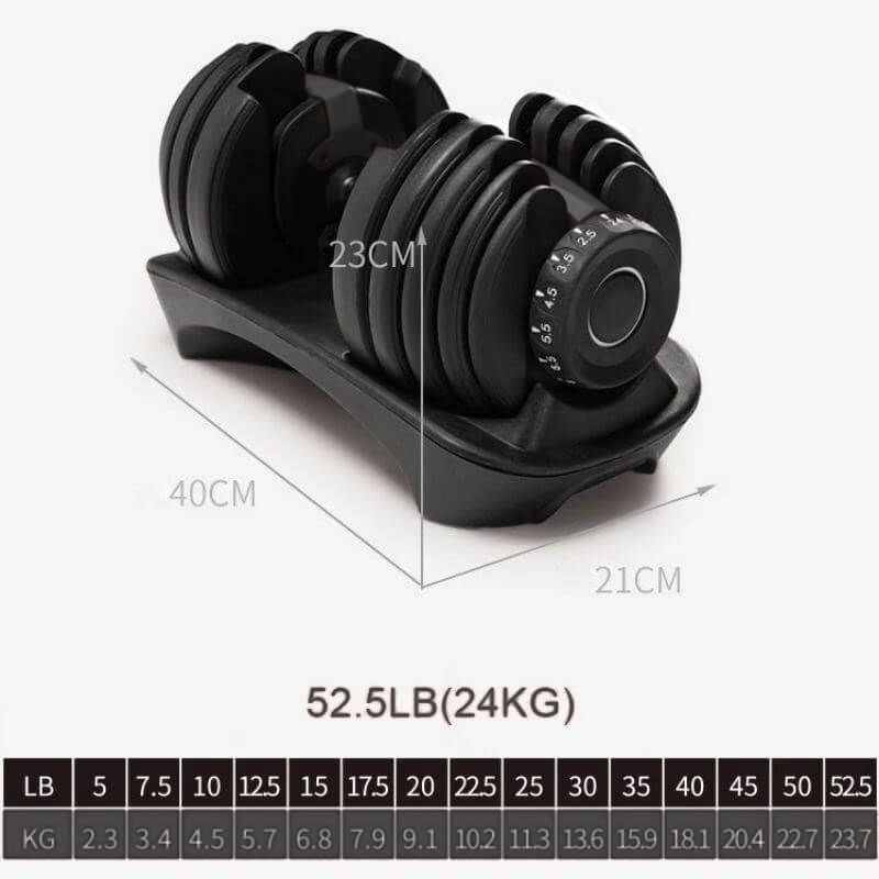 Joinfit ayarlanabilir dambıl seti 24 kg ölçüler