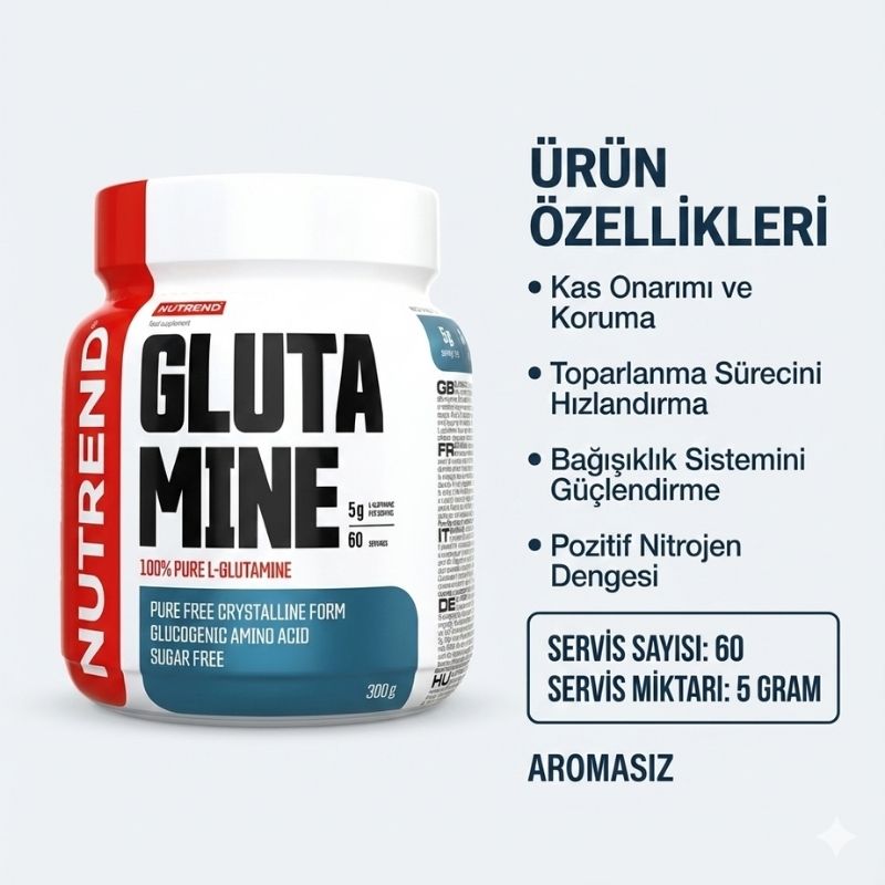 Nutrend Glutamine Powder Özellikleri