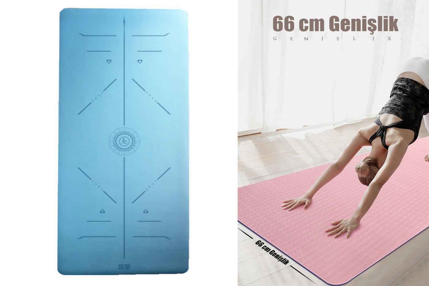 Tusi Yoga Matı ve Pilates Minderi Mavi 5mm