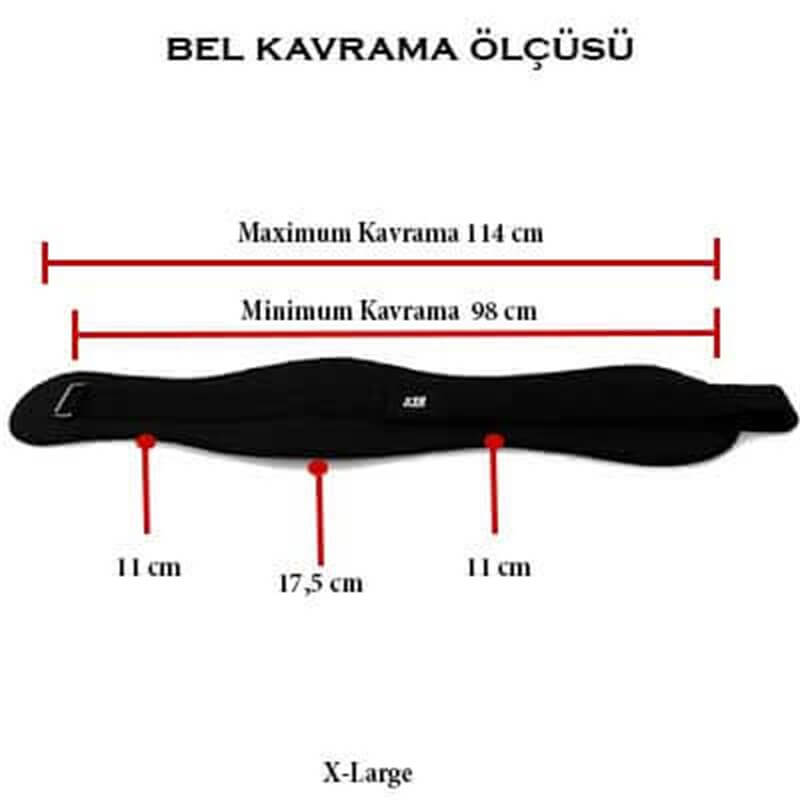 Ağırlık Kemeri  XTR Fitness Ağırlık Kemeri Siyah