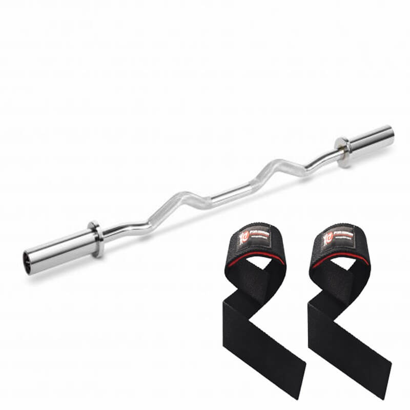 Diğer Fitness Ekipmanı AKS.PPOWEHAND018. PowerHand Powerhand Profesyonel Rulmanlı Olimpik Z Bar120 cm ( Strap Hediyeli )