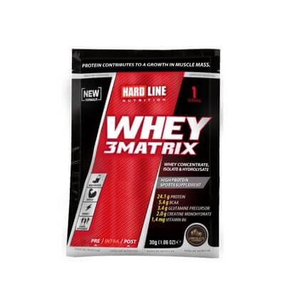 Hardline Whey 3 Matrix Protein Tozu 1 Paket 30 gr