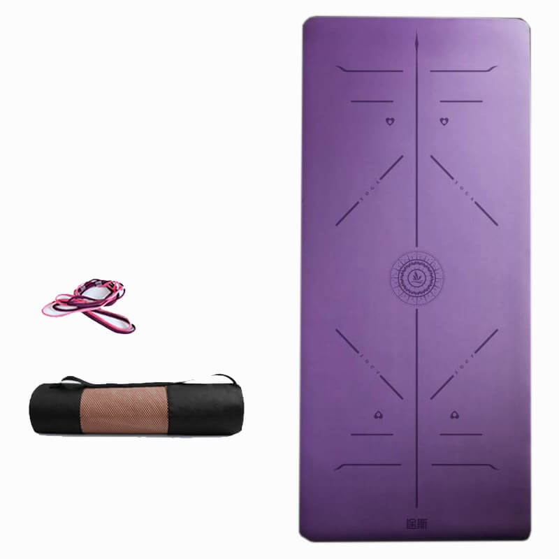 Pilates ve Yoga Minderi AKS.TUSI004 Tusi Tusi Yoga Matı ve Pilates Minderi Mor 183cmX0.6cmX66cm