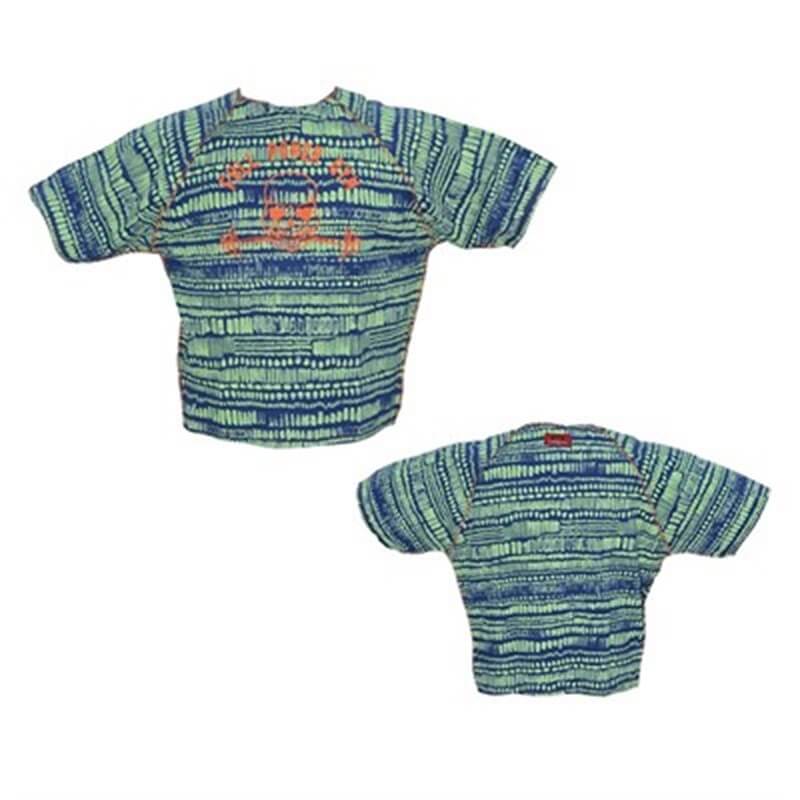 Spor Giyim AKS.FULLPOWER048 Fullpower Gym Full Power Gym  Ragtop Spor T-Shirt Tribal Yeşil Mavi