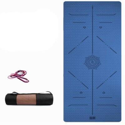 Tusi Yoga Matı ve Pilates Minderi Koyu Lacivert Tpe 8 mm