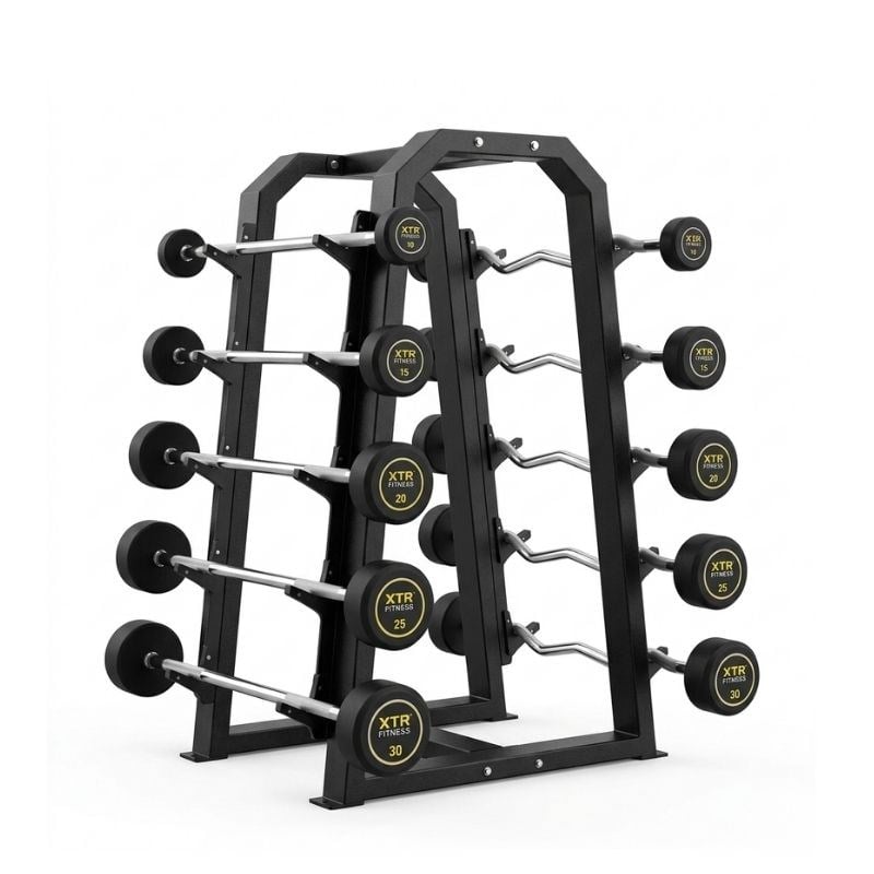 XTR Fitness Barbell Rack Standı Komple Set