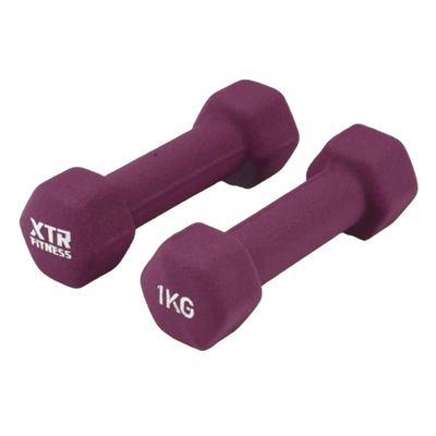 XTR Fitness Vinyl Neoprene Dambıl 1 Kg X 2 Adet