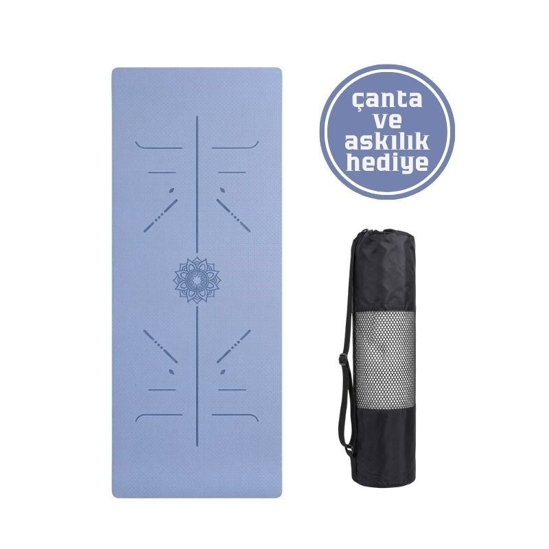XTR Fitness Yoga Matı ve Pilates Minderi Tpe 8 Mm