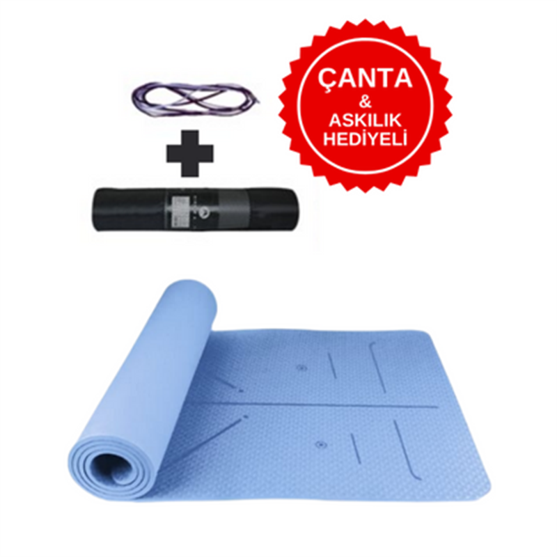 XTR Fitness Yoga Matı ve Pilates Minderi Tpe 8 Mm