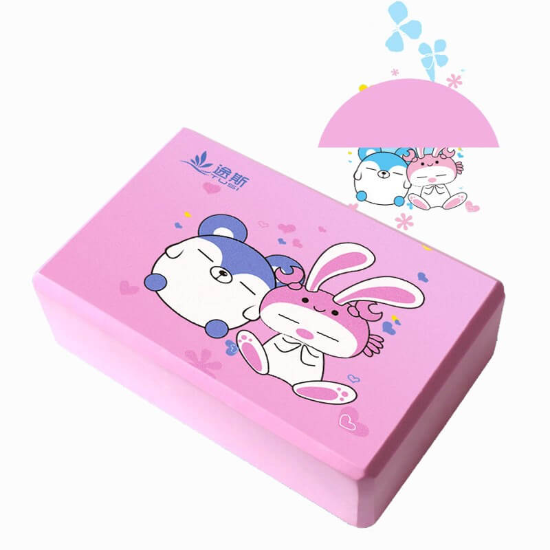 Yoga Blokları AKS.TUSI005 Tusi Tusi Yoga Blok Anime Serisi Pembe 23cmX7.5cmX15cm