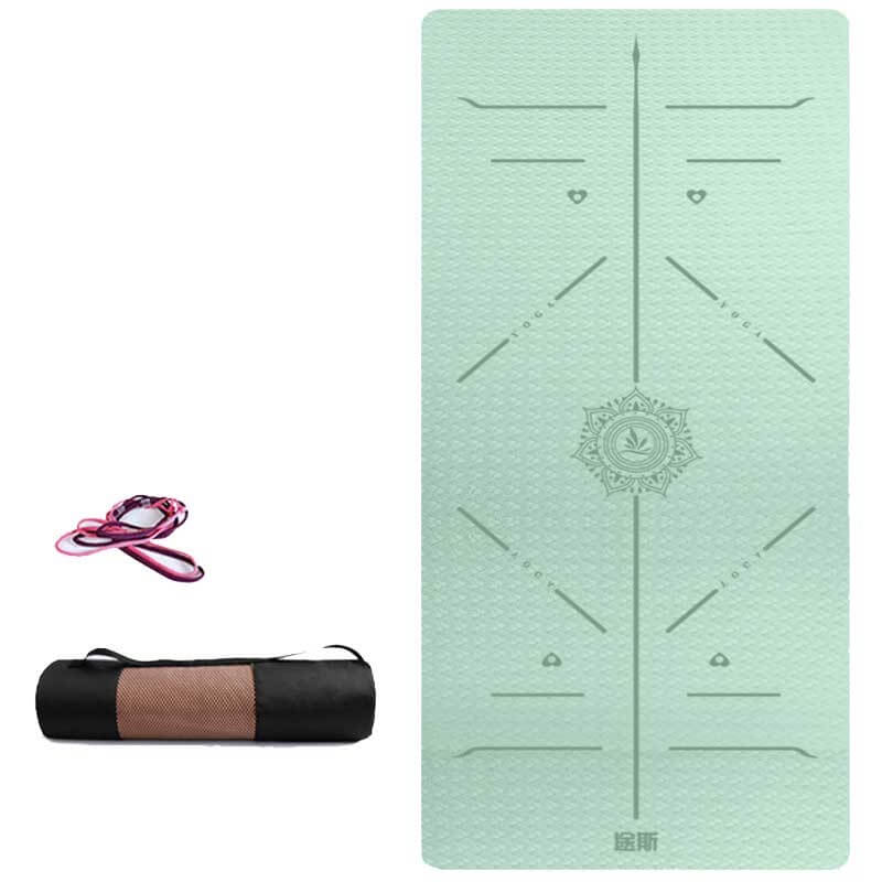 Yoga Matı ve Pilates Minderi  Tusi Tusi Yoga Matı ve Pilates Minderi Çift Renk Tpe Yeşil