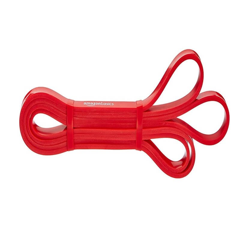 AmazonBasics Direnç ve Egzersiz Bandı Kırmızı