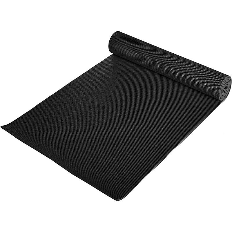 Yoga-Mat Yoga-Mat Taşıma Askılı Kaymaz Yoga ve Egzersiz Minderi Siyah