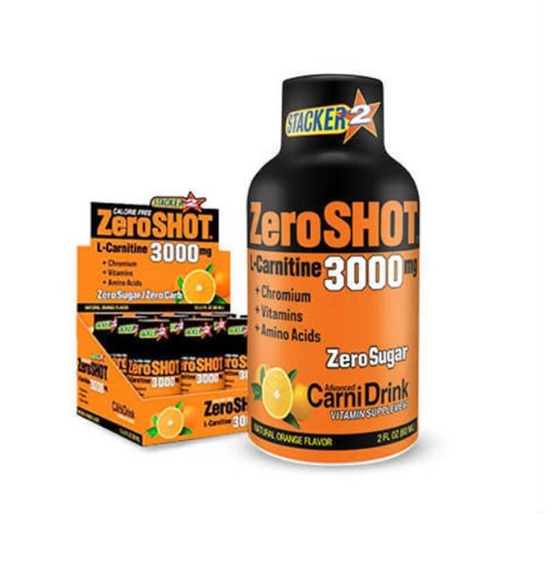 ZEROSHOT STACKER2 L-CARNITINE 3000 MG 12 AD.PORTAKAL
