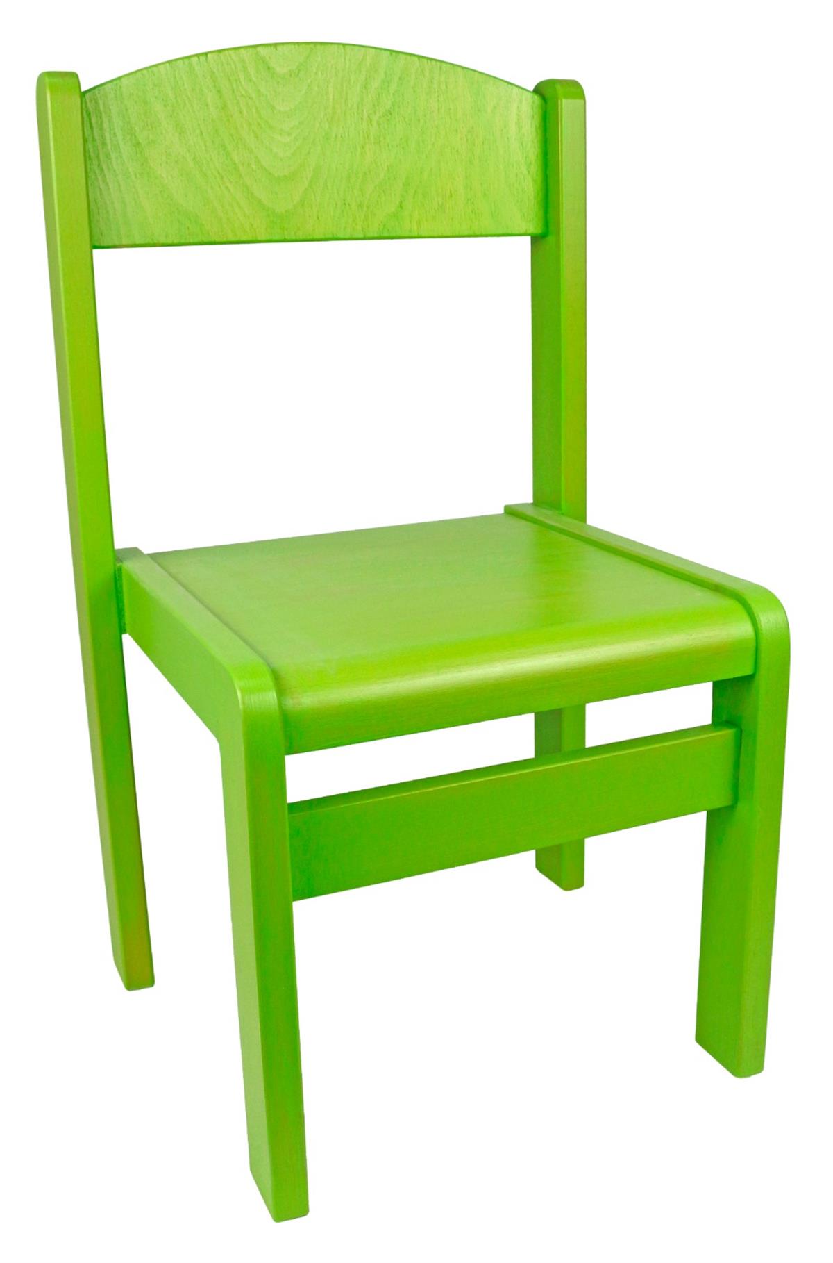Sunny Renkli Ahşap Sandalye İstiflenebilir