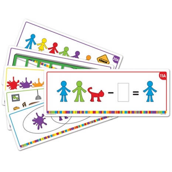 All About Me Family Counters Activity Cards