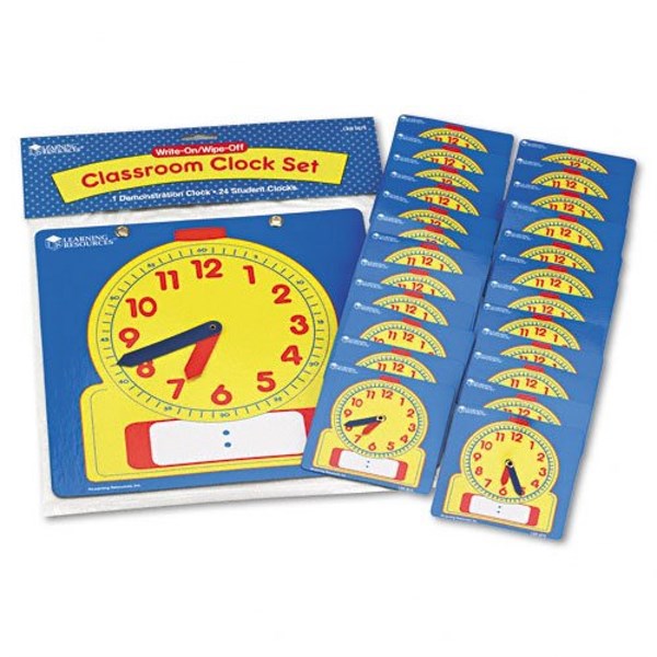 Sınıf Saatleri ( Wipe-Clean Clocks Classroom Set )