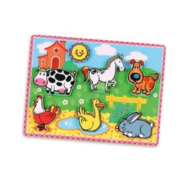Viga 2D Çiftlik Hayvanlar Puzzle 30x23 cm 