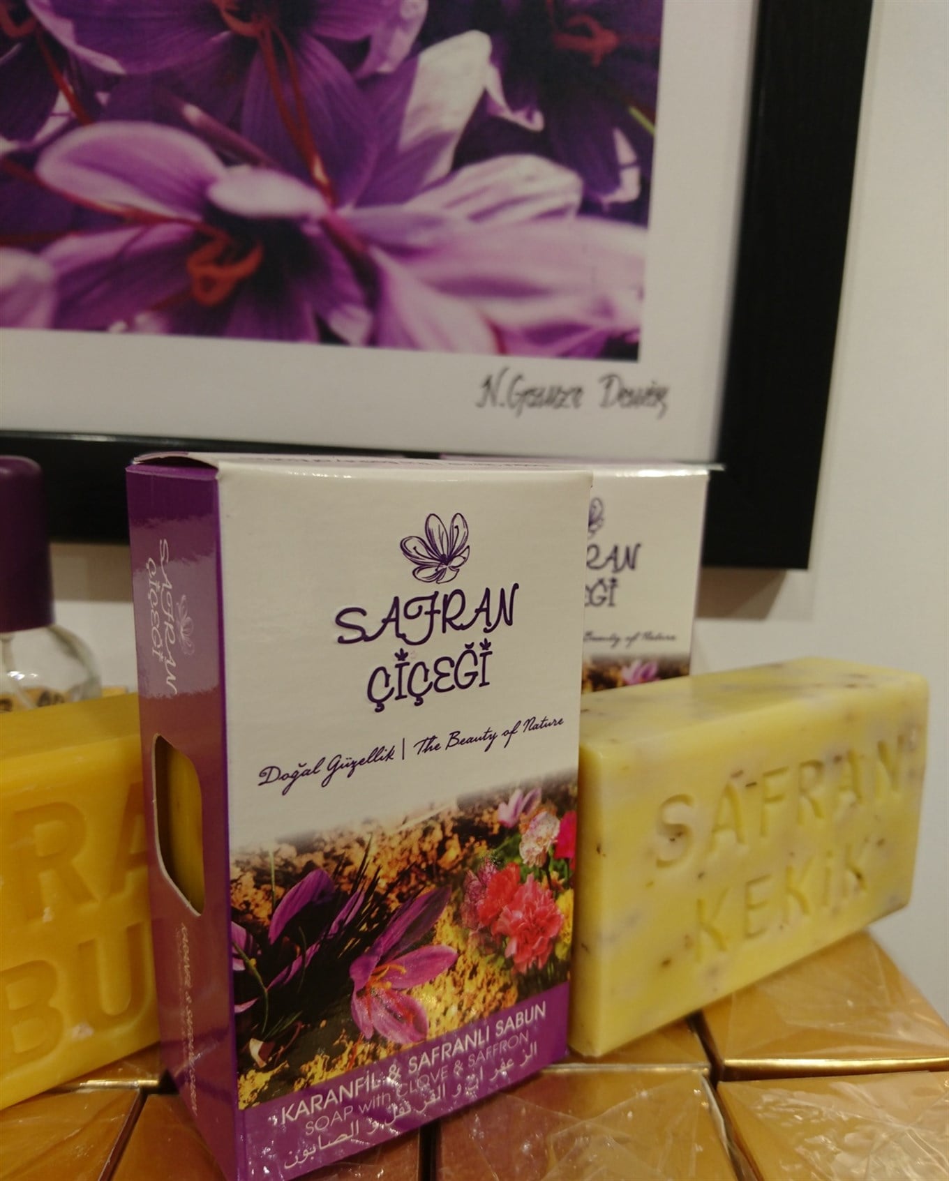Safranlı Özel Kokulu Sabunlar 200 gr