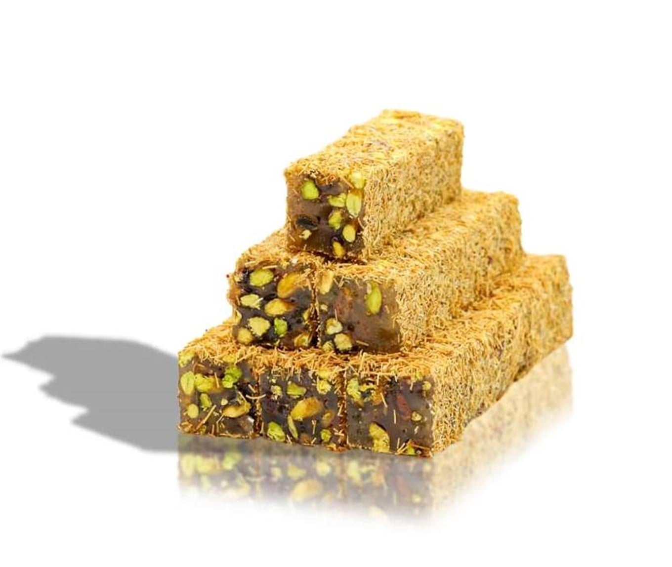 Ballı & Kadayıflı & Duble Antep Fıstıklı Spesiyal Sarma Lokum 