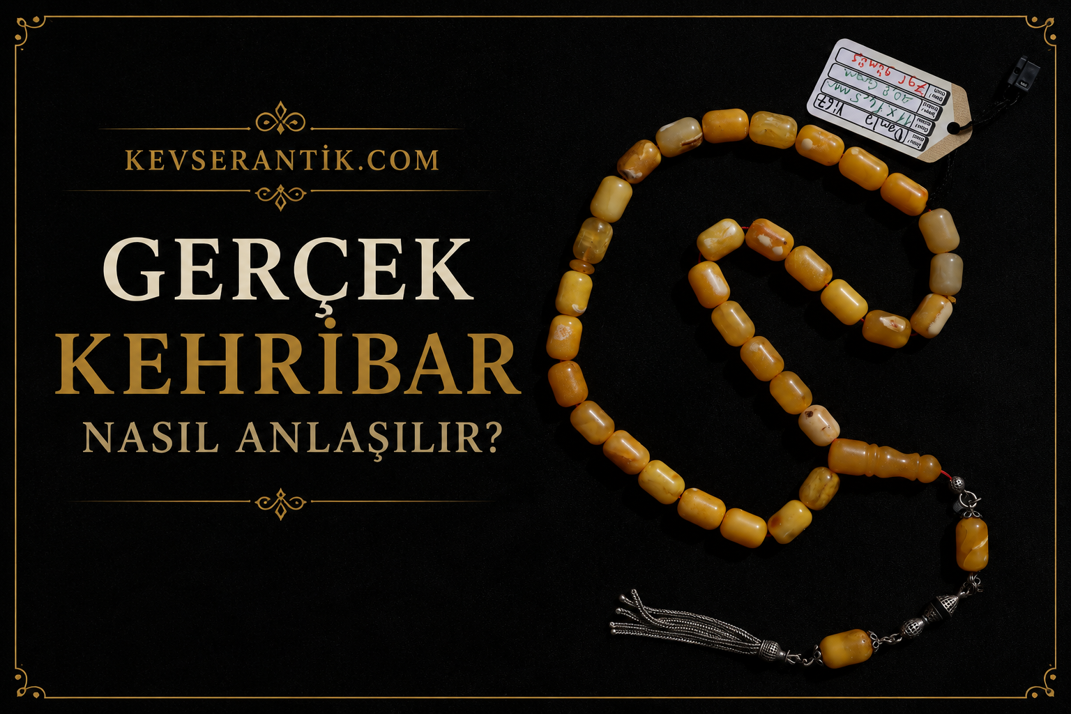 Gerçek Kehribar Nasıl Anlaşılır?