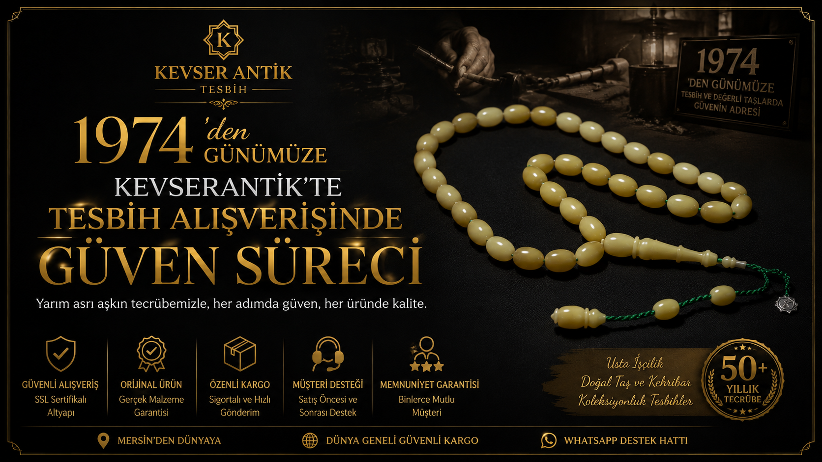 KevserAntik’te Tesbih Alışverişinde Güven Süreci - Mersin güvenilir tesbih mağazası ve online alışveriş rehberi