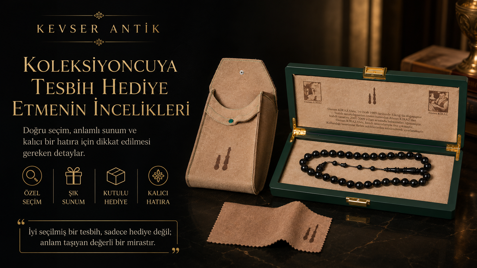 Koleksiyoncuya Tesbih Hediye Etmenin İncelikleri - KevserAntik.com koleksiyonluk tesbih hediye rehberi