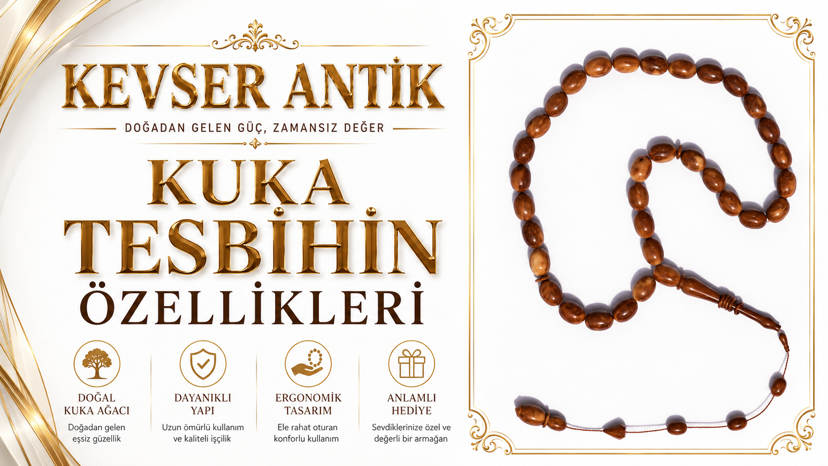 Kuka Tesbihin Özellikleri Nelerdir? Kuka Tesbih kullanım, bakım ve koleksiyon değeri - KevserAntik.com