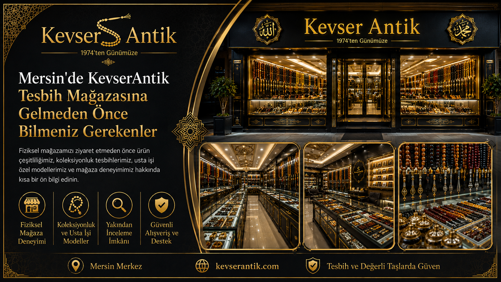 Mersin’de KevserAntik Tesbih Mağazasına Gelmeden Önce Bilmeniz Gerekenler - Kehribar, Kuka, Oltu Taşı ve koleksiyonluk tesbih mağaza rehberi