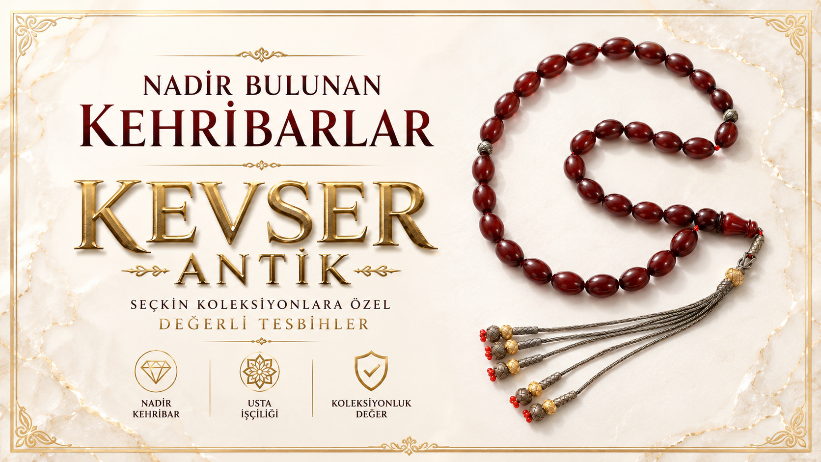 Nadir Bulunan Kehribarlar Nelerdir? Koleksiyonluk kehribar tesbih rehberi - KevserAntik.com