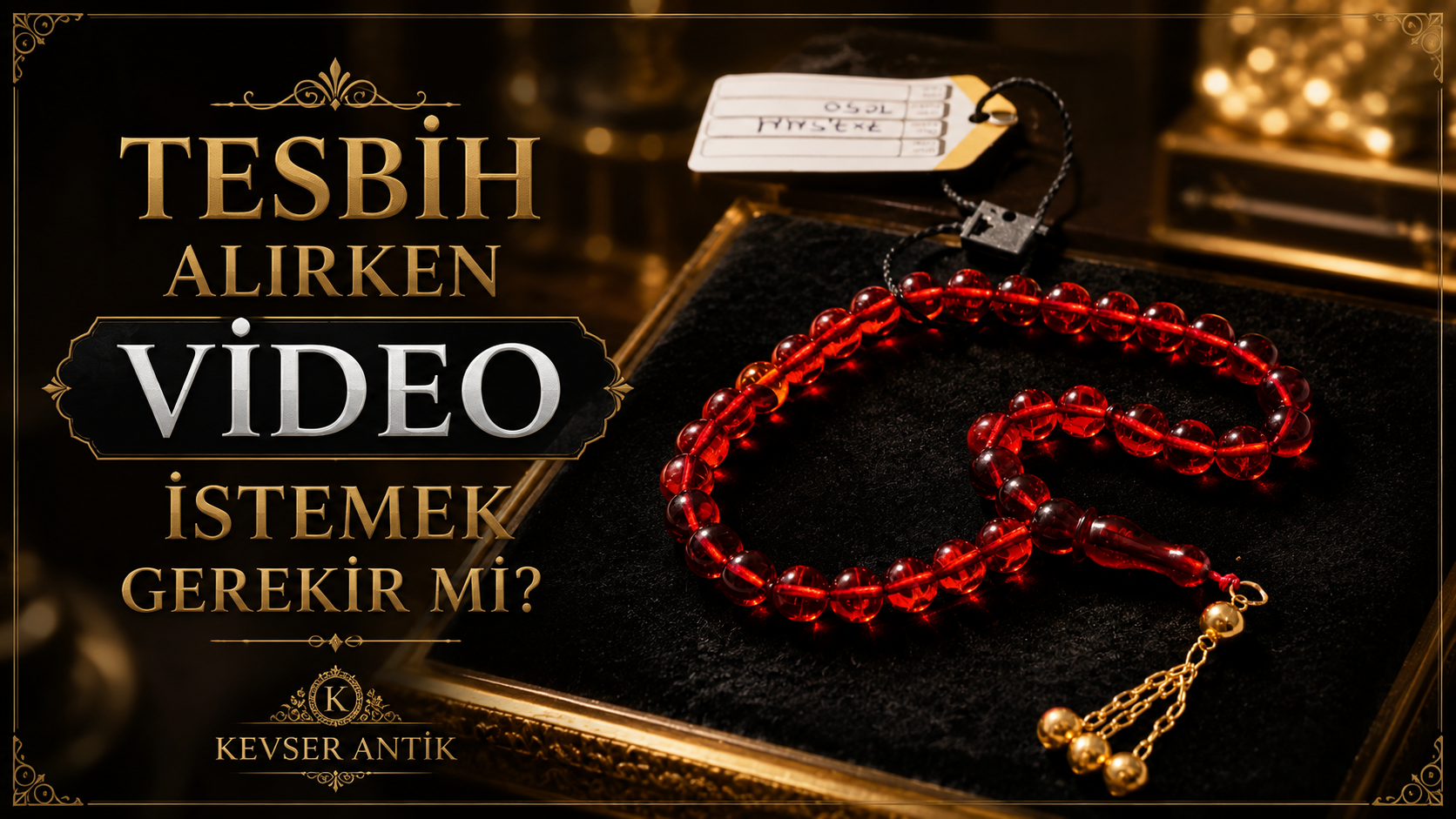Tesbih Alırken Video İstemek Gerekir mi - KevserAntik.com online tesbih alışverişi ve güvenli seçim rehberi