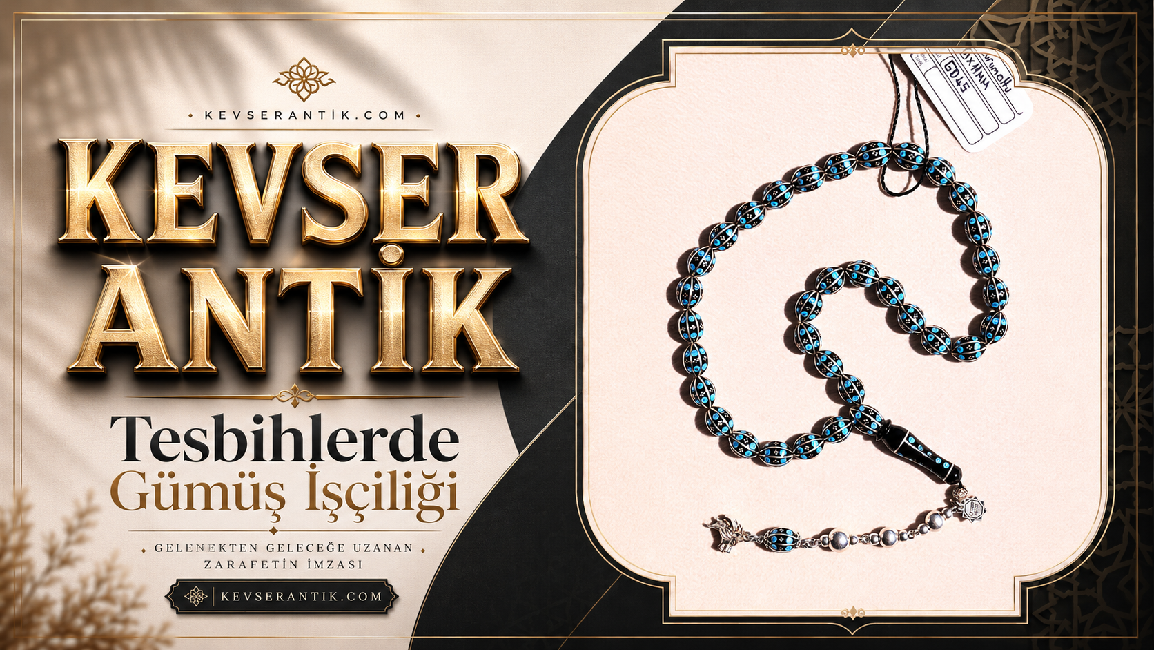 Tesbihlerde Gümüş İşçiliği Nedir? Gümüş işçilikli koleksiyonluk tesbihler - KevserAntik.com