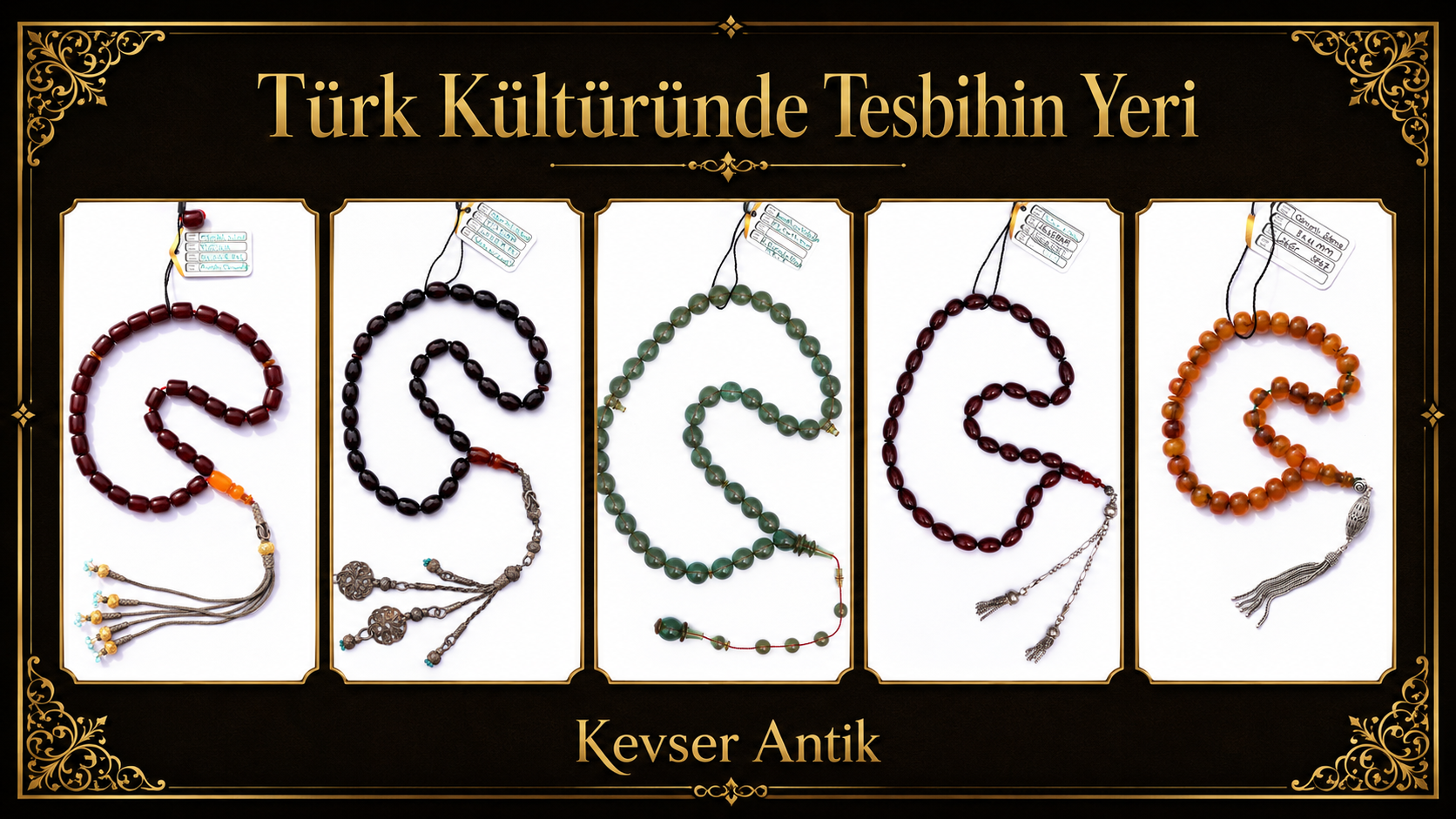 Türk Kültüründe Tesbihin Yeri - Anadolu’dan Osmanlı’ya tesbih kültürü - KevserAntik.com