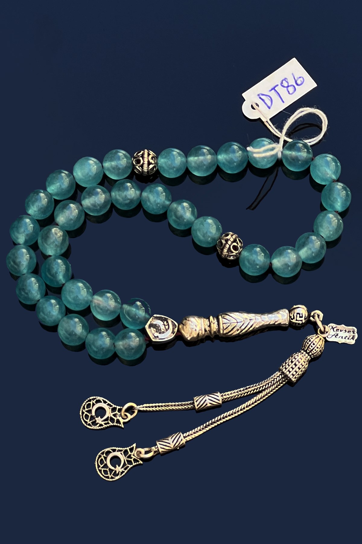 Aquamarine tesbihAquamarine tesbih - Kevser AntikDoğal Taş Tesbihler