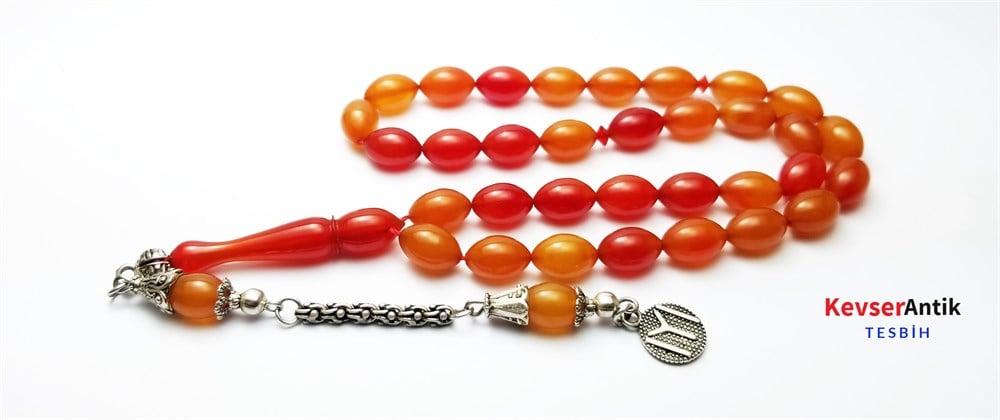 Ateş Kehribar Tesbih