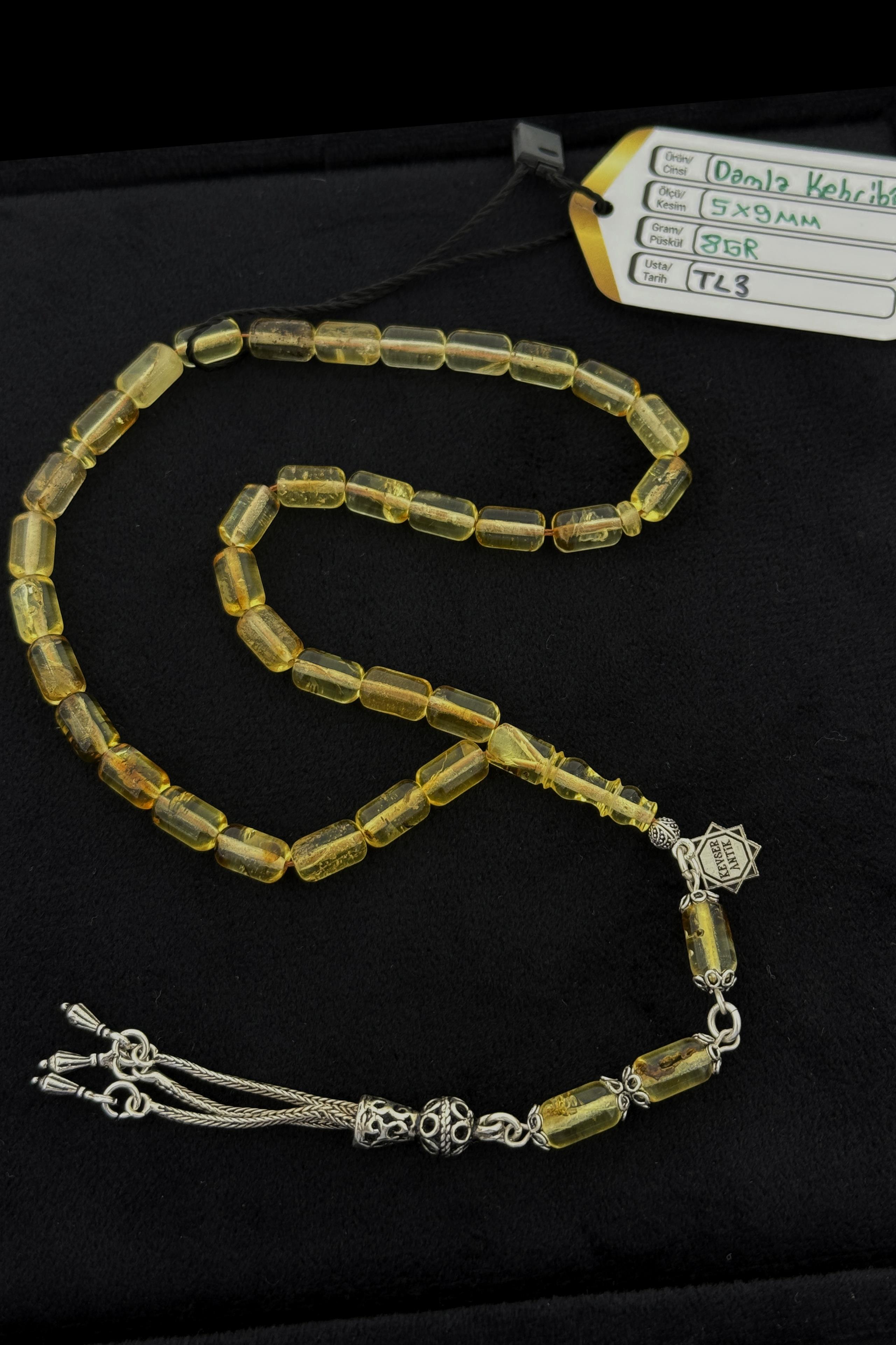 Baltık Doğal Amber Tesbih – Sertifikalı Damla KehribarBaltık Doğal Amber Tesbih – Sertifikalı Damla Kehribar - Kevser AntikDamla Kehribar Tesbihler