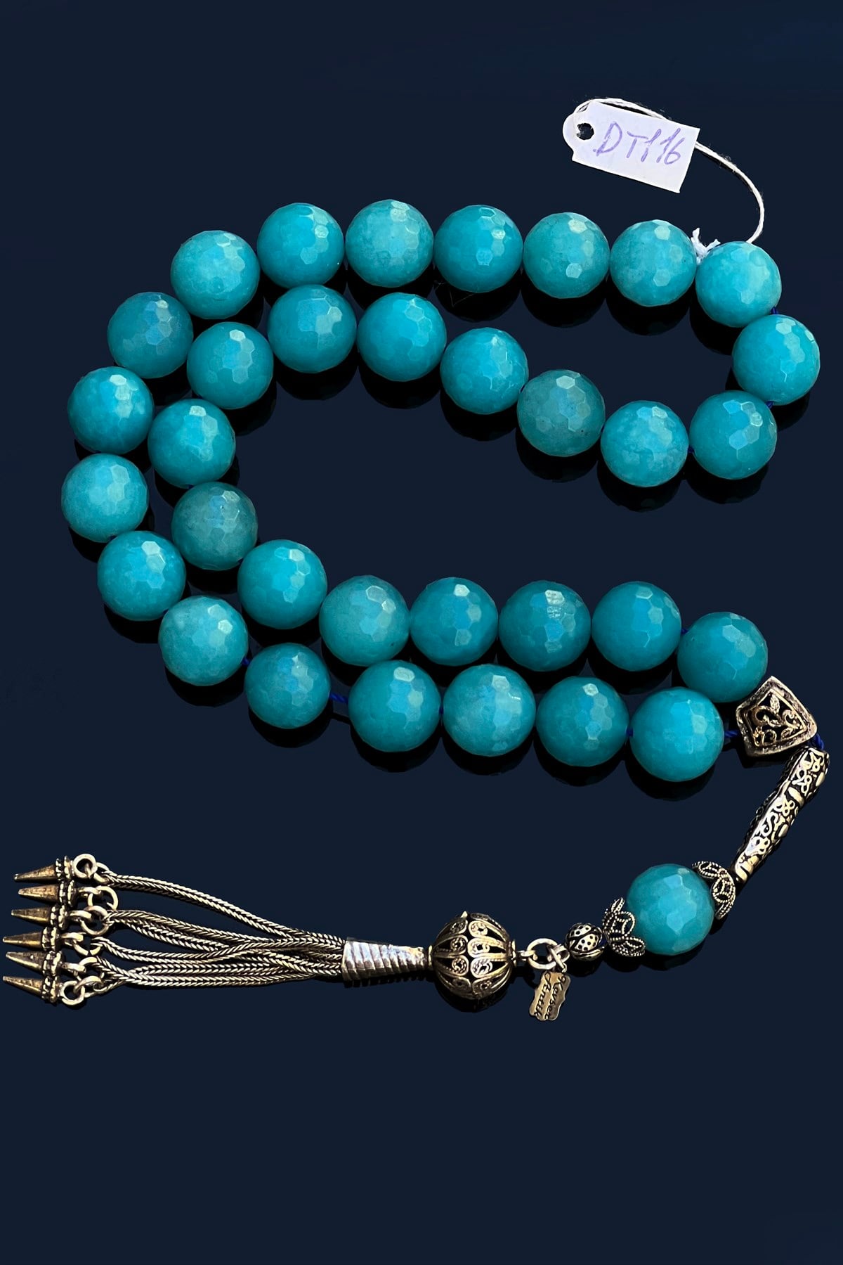 Dev Akuamarin TesbihDev Akuamarin Tesbih - Kevser AntikDoğal Taş Tesbihler