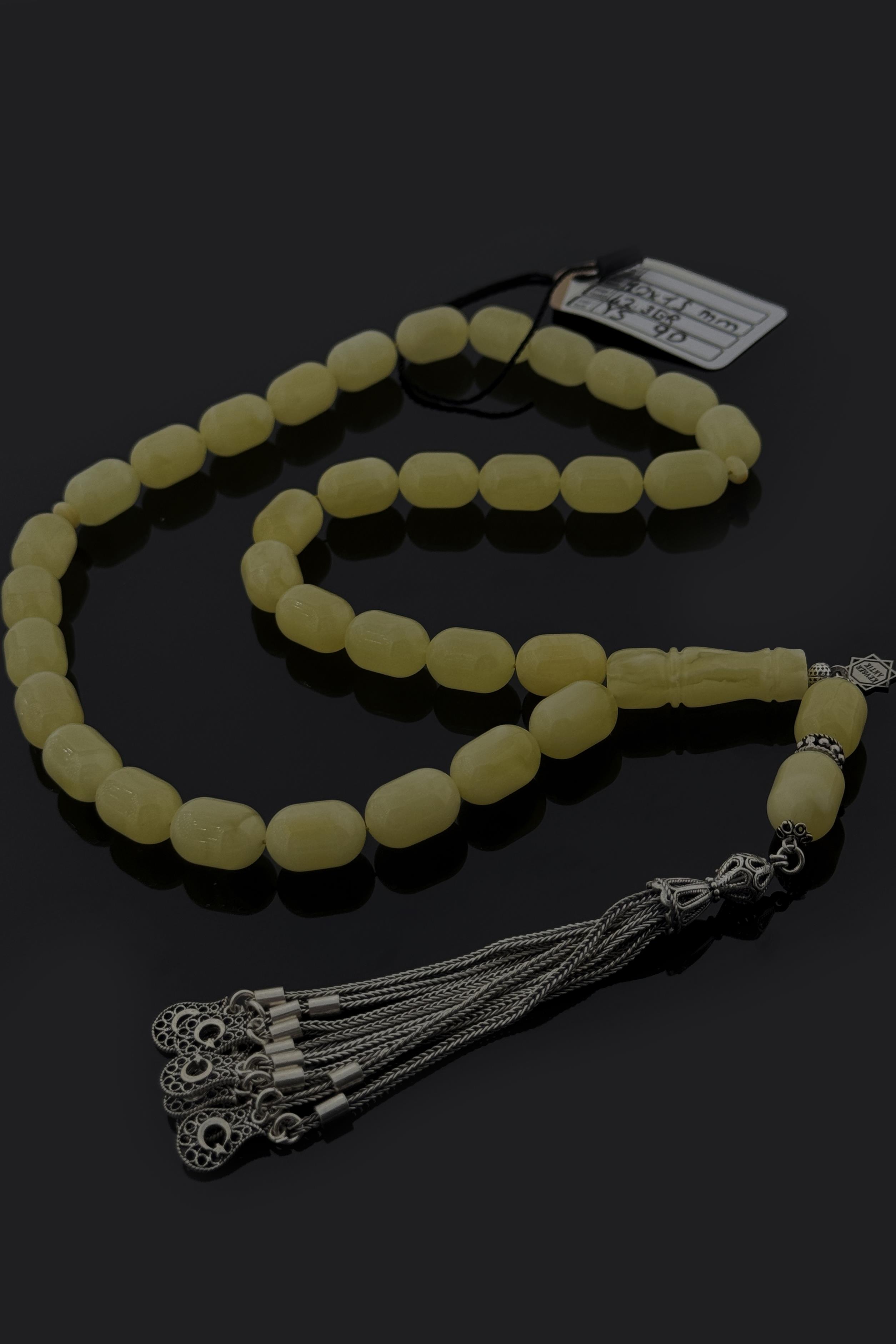 Dev Kaya Damla Kehribar TesbihDev Kaya Damla Kehribar Tesbih - Kevser AntikDamla Kehribar Tesbihler