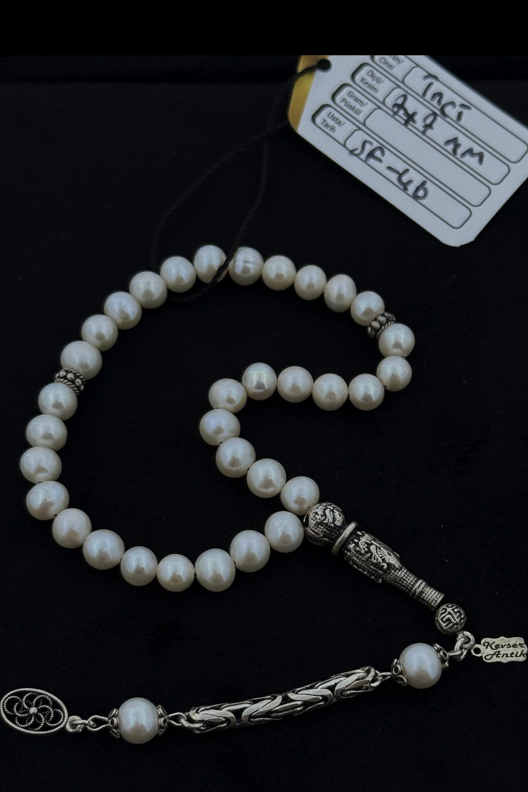 El İşçiliği İnci Tesbih – Premium KoleksiyonEl İşçiliği İnci Tesbih – Premium Koleksiyon - Kevser AntikDoğal Taş Tesbihler