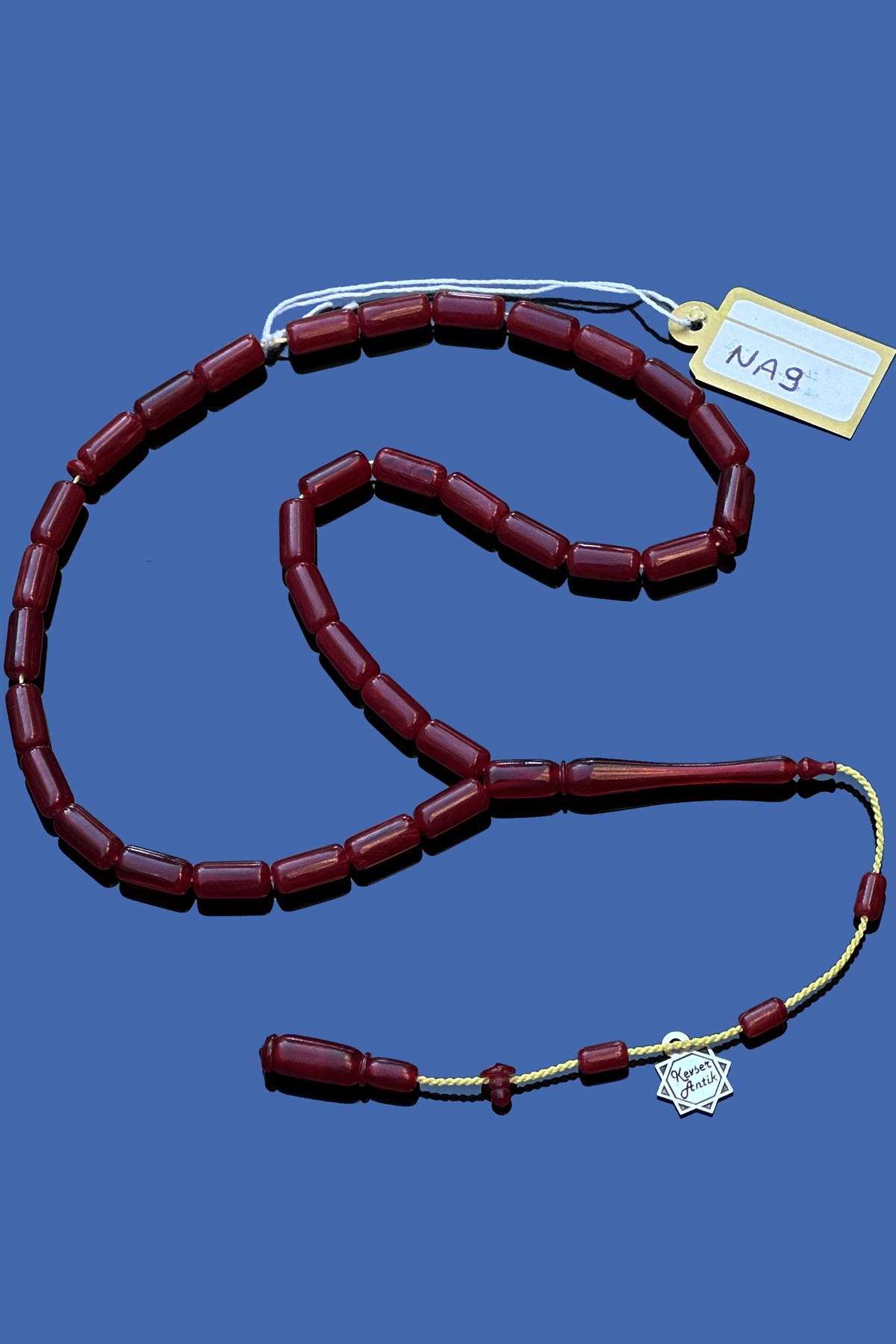 Eski Istaka TesbihEski Istaka Tesbih - Kevser AntikSıkma-Ateş Kehribar Tesbihler